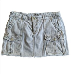 American Eagle Outfitters Khaki Mini Skirt Size 4